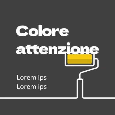 Riempimento di vernice Attenzione