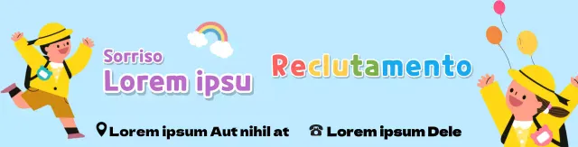 Blu chiaro giallo carino reclutamento PR