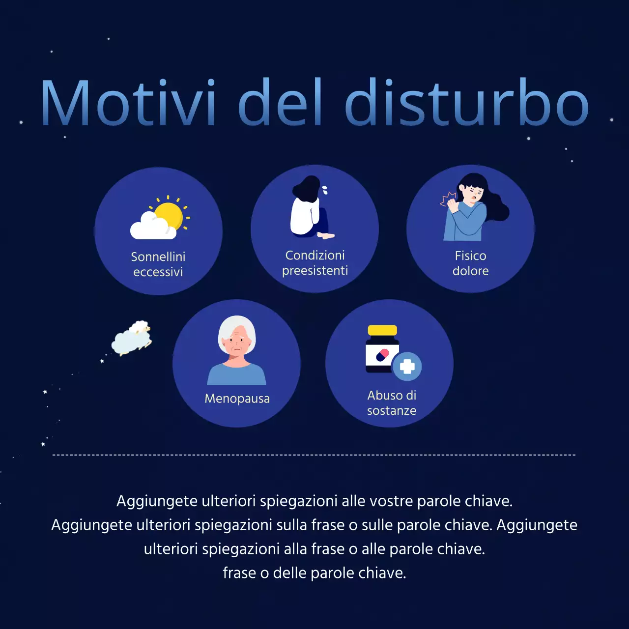 Notti buie e sognanti di blu navy e viola Ospiti indesiderati Diagnosi di insonnia