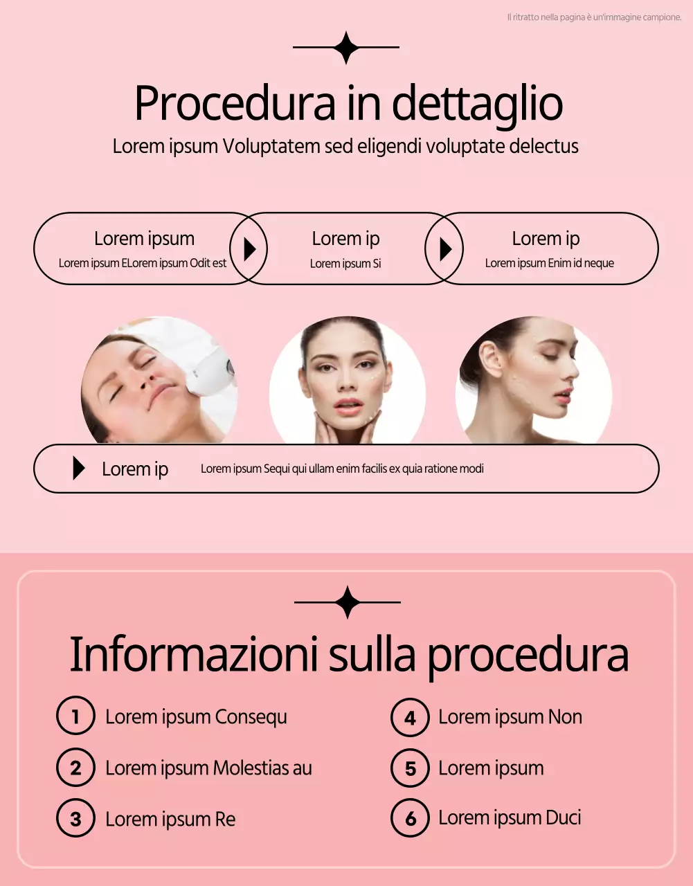 Promuovere i trattamenti laser dermatologici in rosa e nero