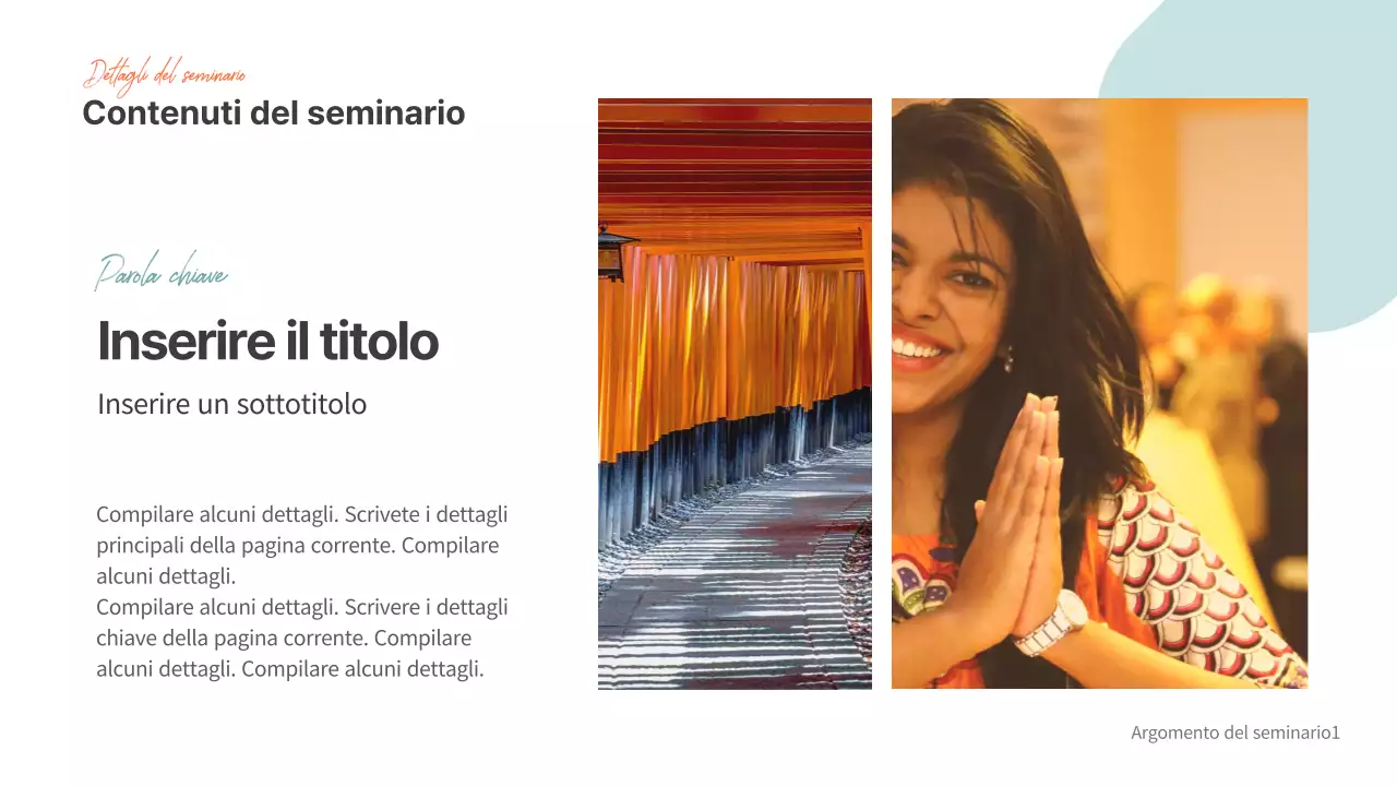 Presentazioni per seminari