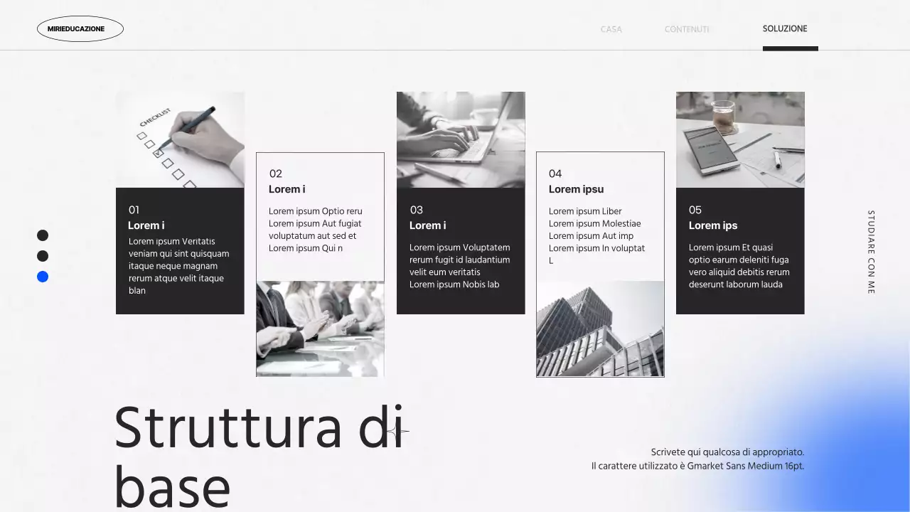 Briefing di progetto kitsch con gradienti viola