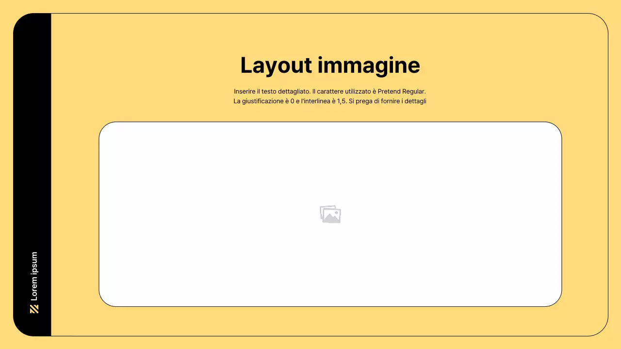 Illustrazione aziendale con linee semplici e colore giallo