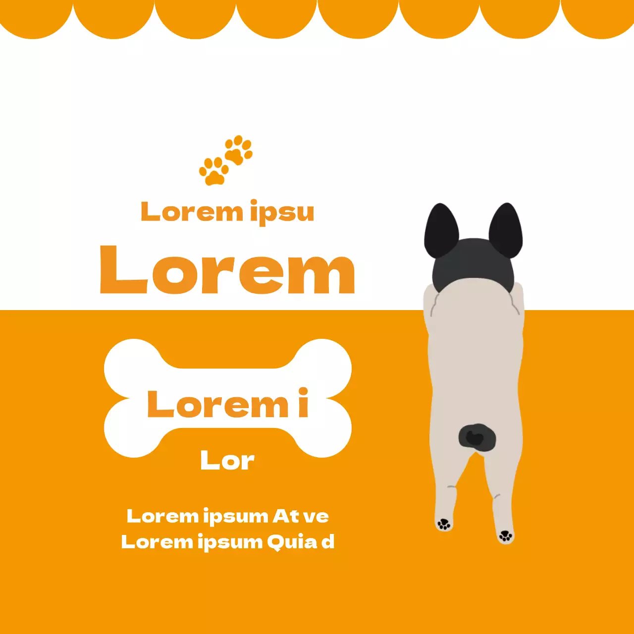 Etichette per dolcetti fatti in casa illustrati in arancione