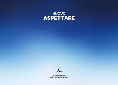 Promuovere un seminario aziendale con un gradiente blu scuro