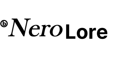 Logo semplice ed emozionale con combinazione di caratteri in nero