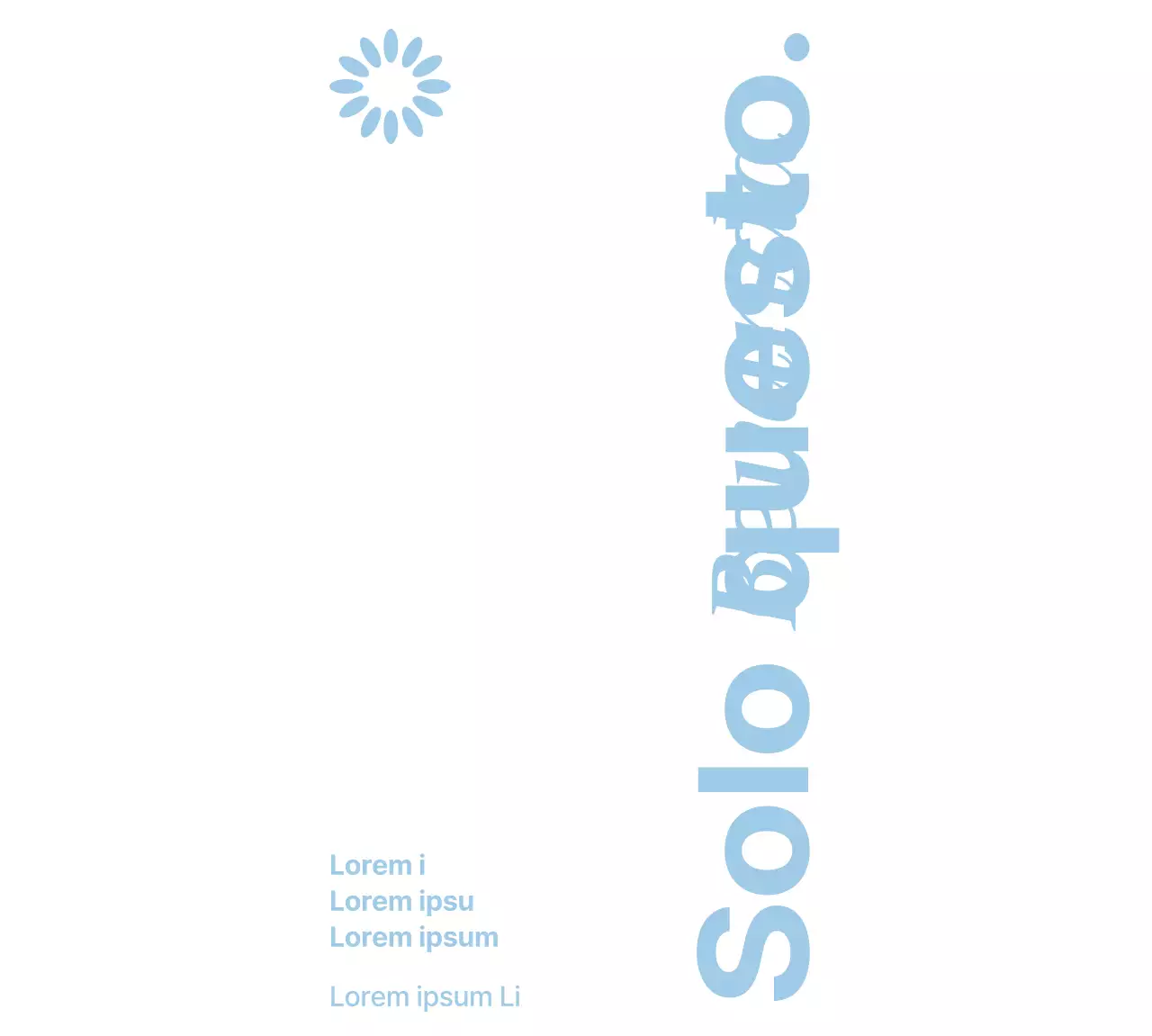 Design con testo della campagna drink water in azzurro e logo del settore pubblico