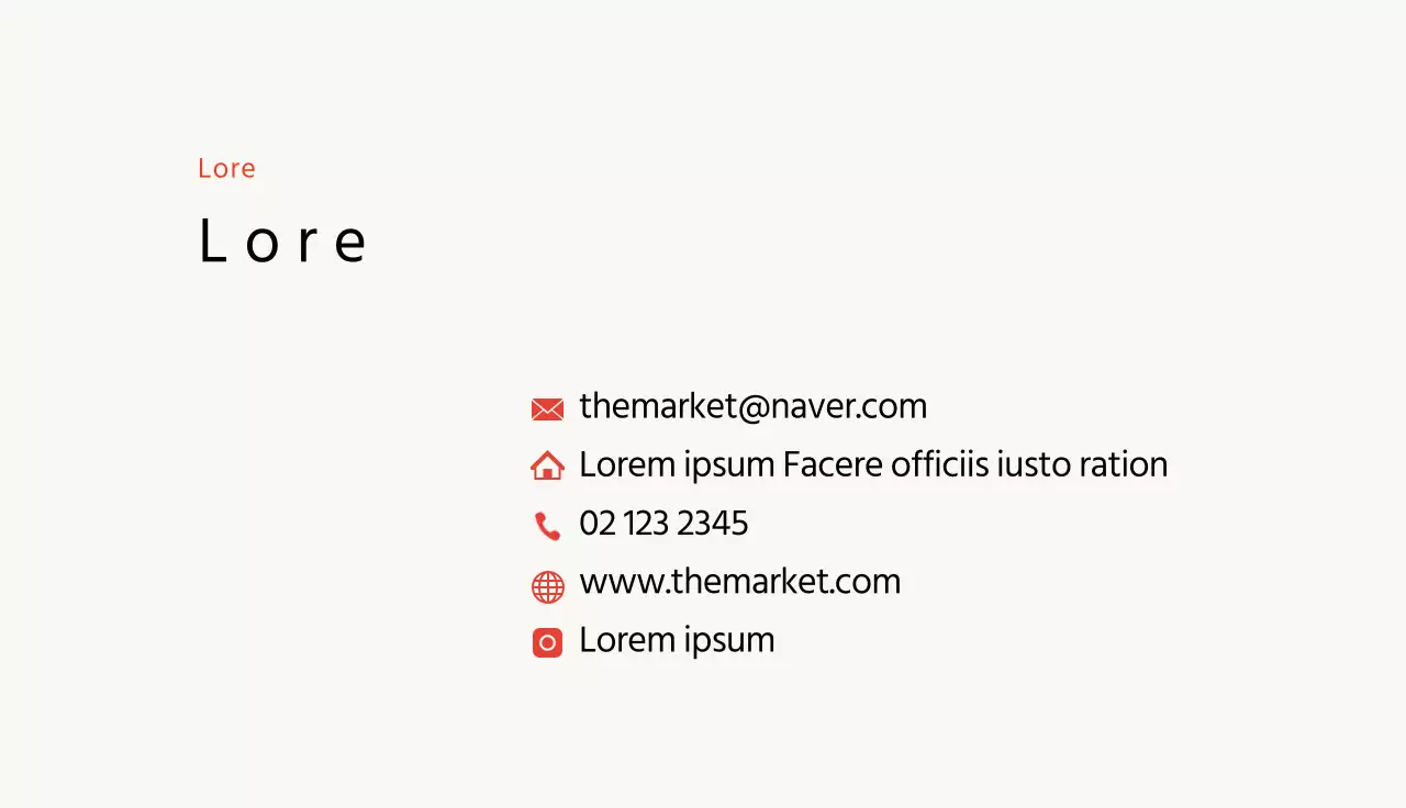 Negozio di oggetti di scena illustrati rosso avorio