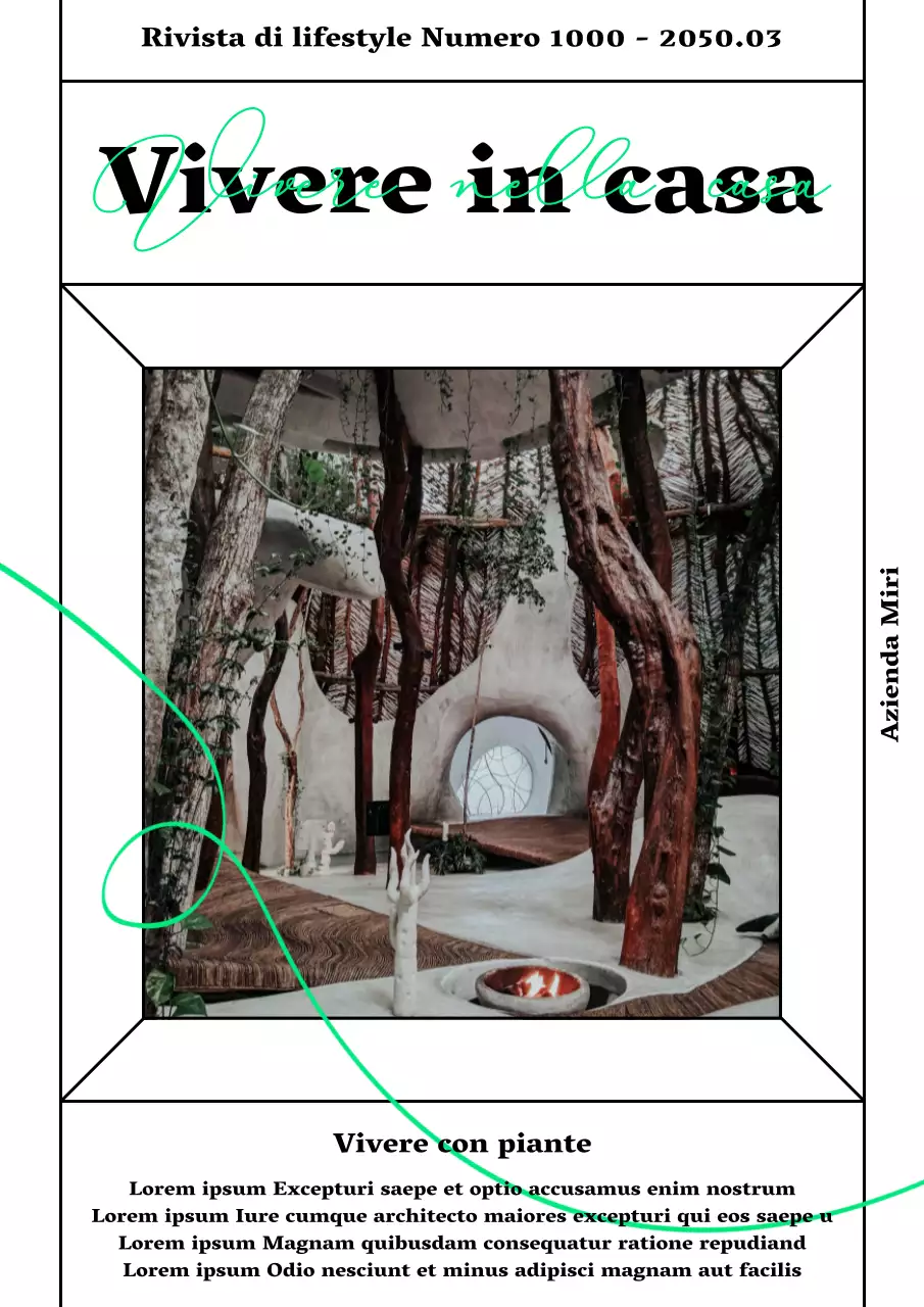 Interni Line Frame in Neon Greenpoint Lifestyle Magazine