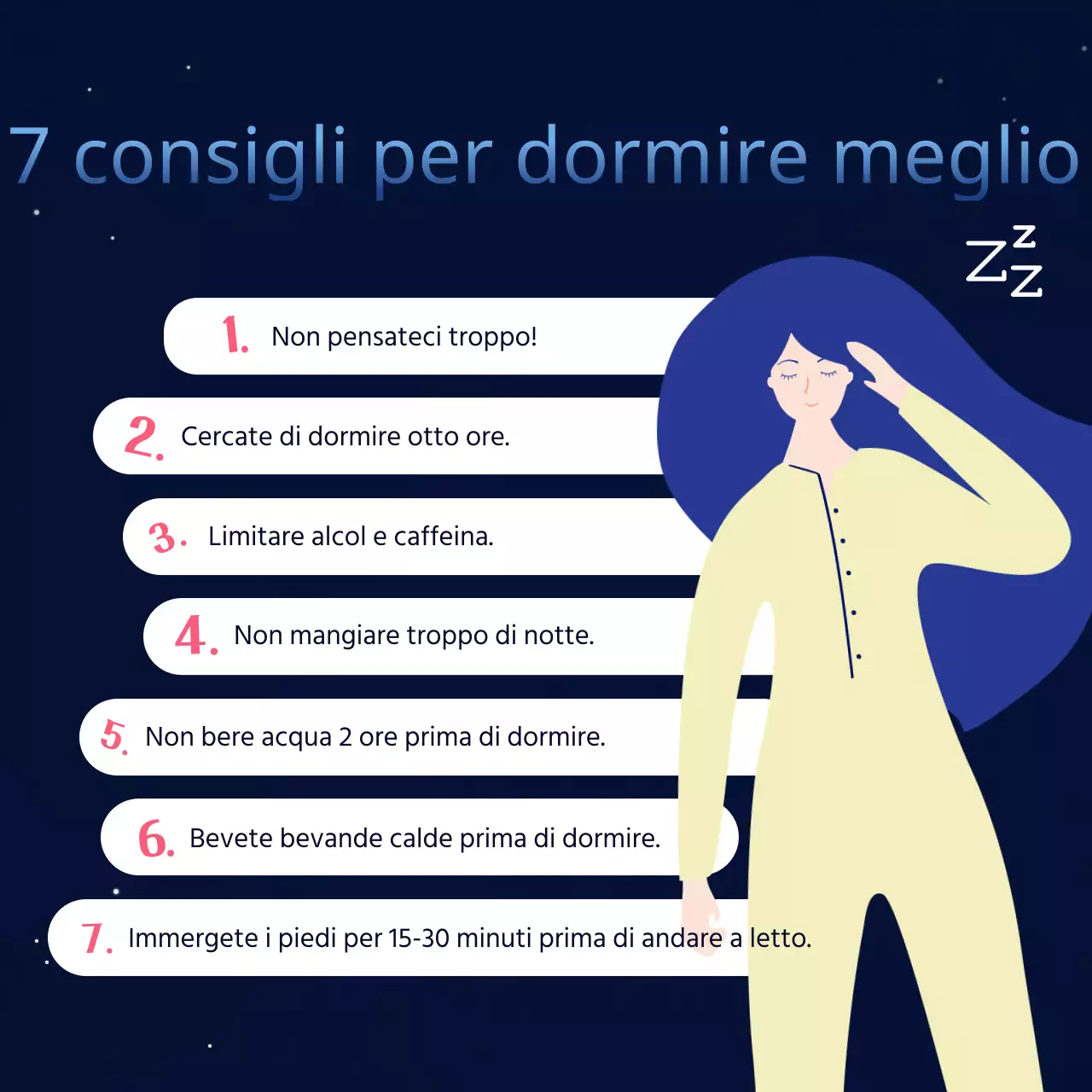 Notti buie e sognanti di blu navy e viola Ospiti indesiderati Diagnosi di insonnia