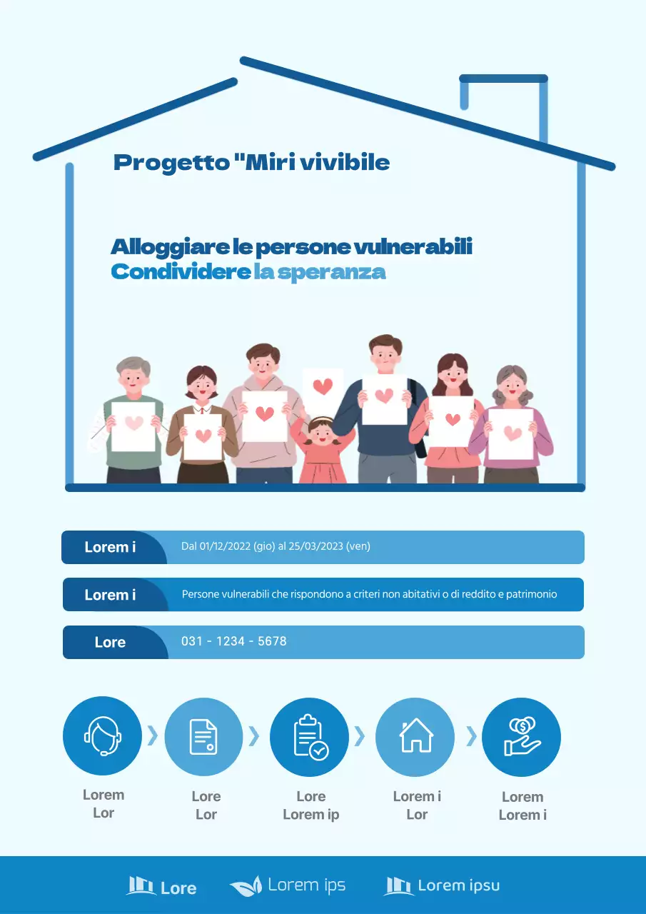 Programma assistenziale Azzurro e Blu Condividere la speranza con le persone svantaggiate