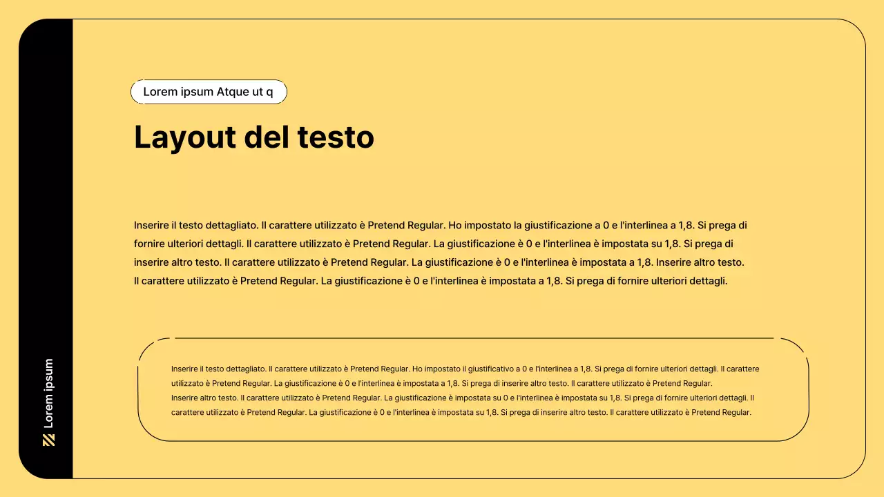 Illustrazione aziendale con linee semplici e colore giallo