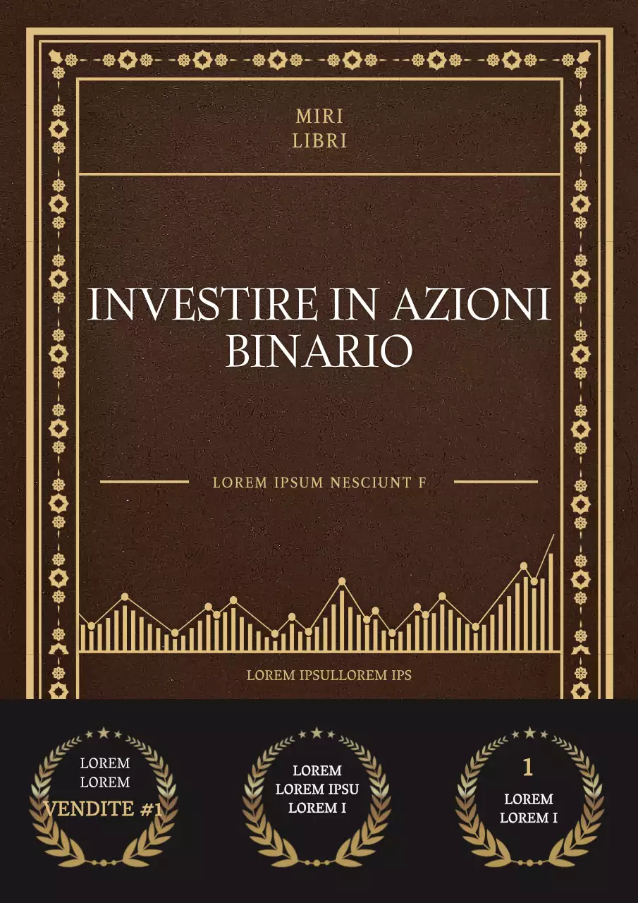 Copertina del libro sugli investimenti azionari, marrone e di classe