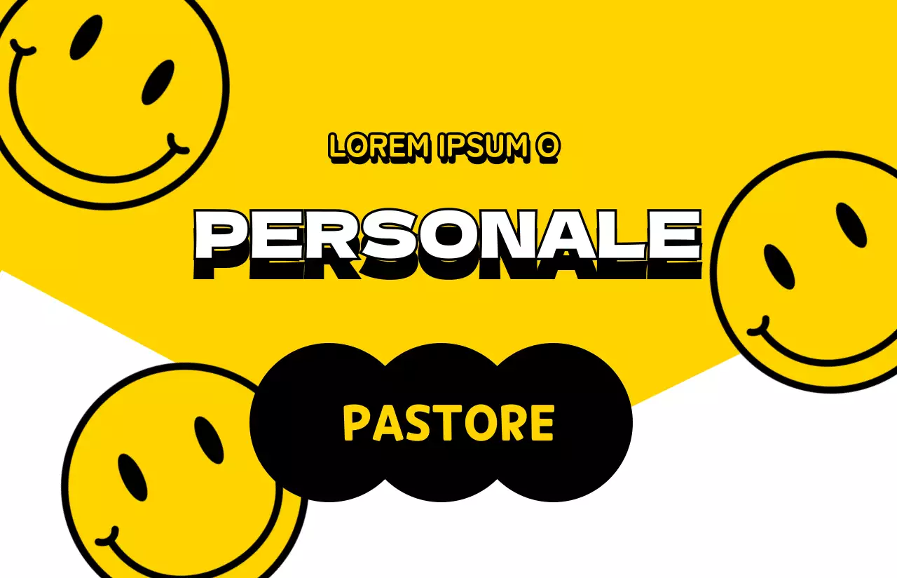 Passaggio di ritiro con sfondo smiley