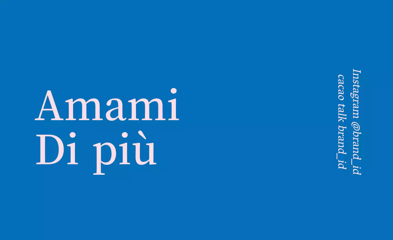 Etichetta di marca blu-rosa