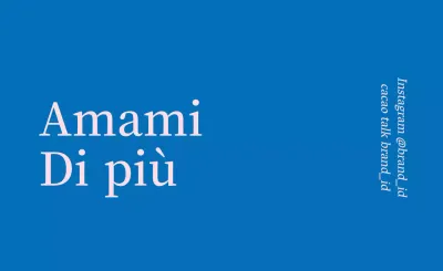 Etichetta di marca blu-rosa