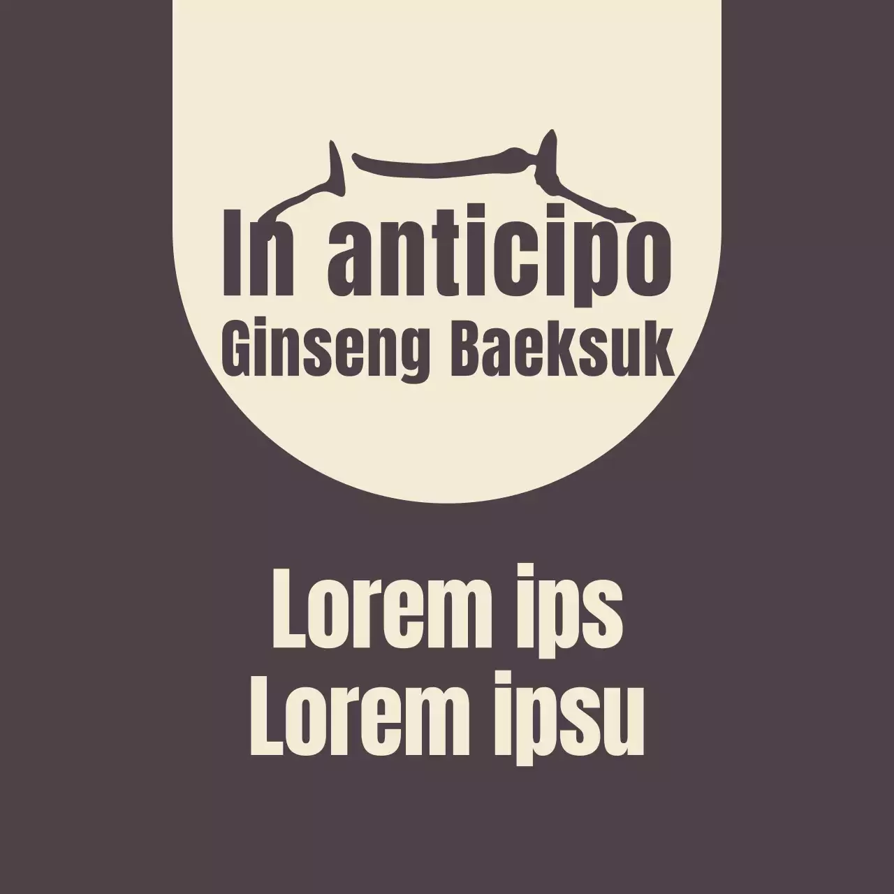 Balsamo marrone con un cartello che invita a togliersi le scarpe.