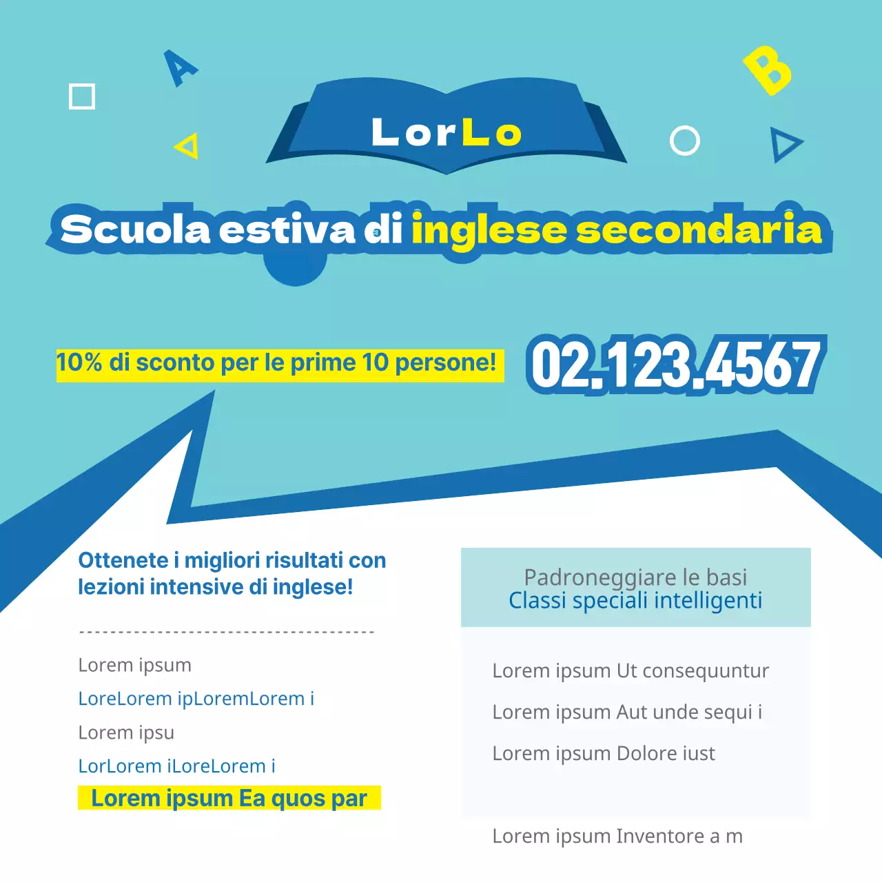 Scuola estiva di inglese secondaria