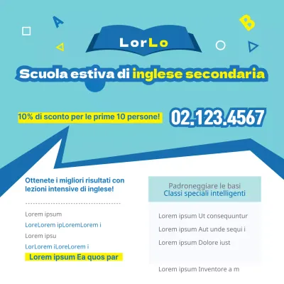 Scuola estiva di inglese secondaria