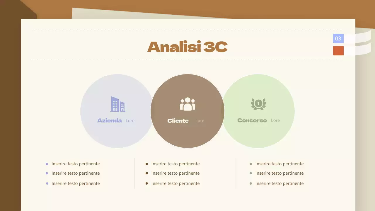Una ricerca aziendale ordinata nella cornice di una valigetta marrone