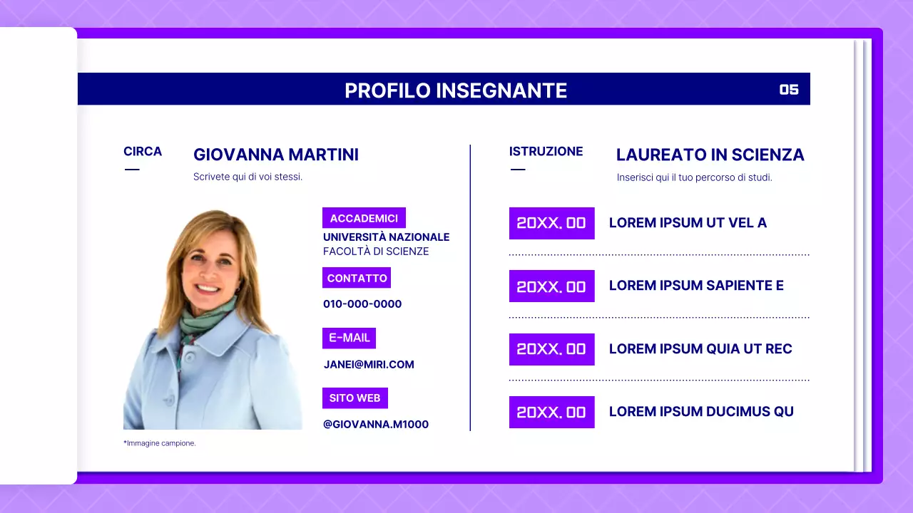 Proposta di lezione di scienze utilizzando le pagine viola