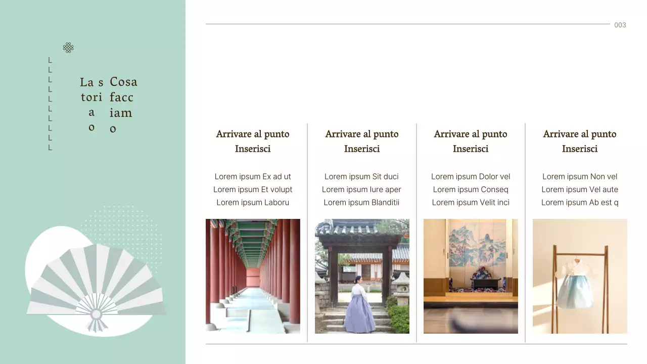 Una guida all'esperienza tradizionale utilizzando il colore marrone delle icone coreane