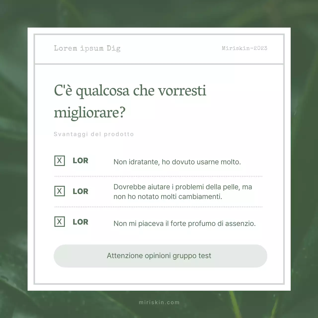 Recensione dei cosmetici biologici Green's