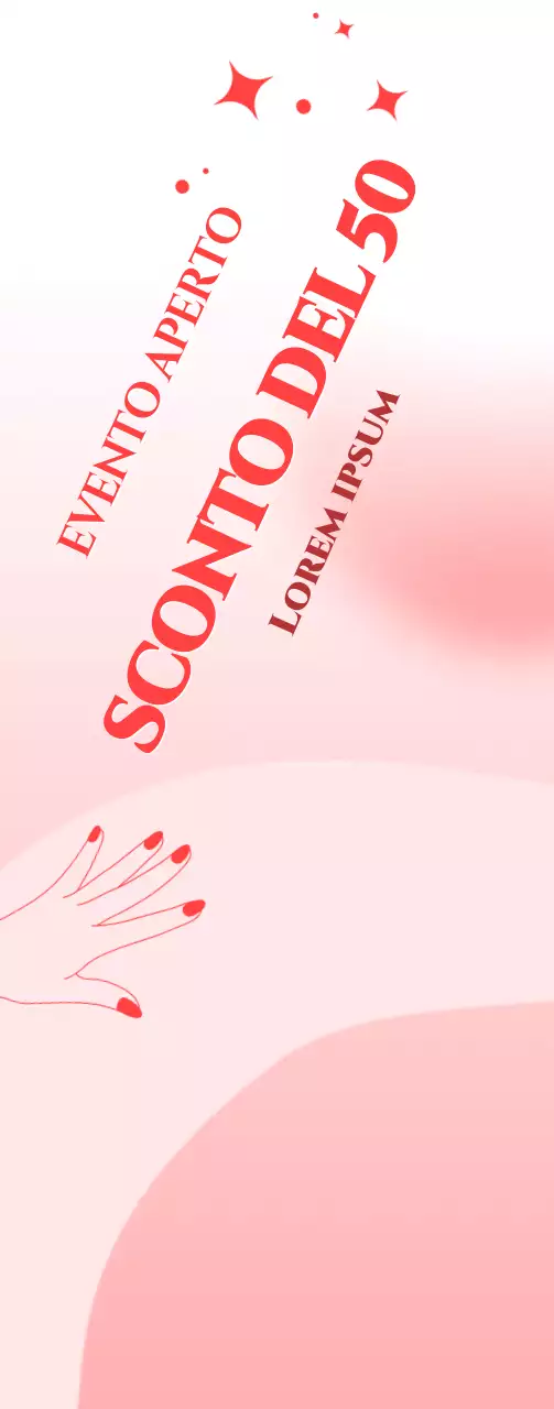 Promuovete il vostro salone per unghie con un simpatico sfondo rosa