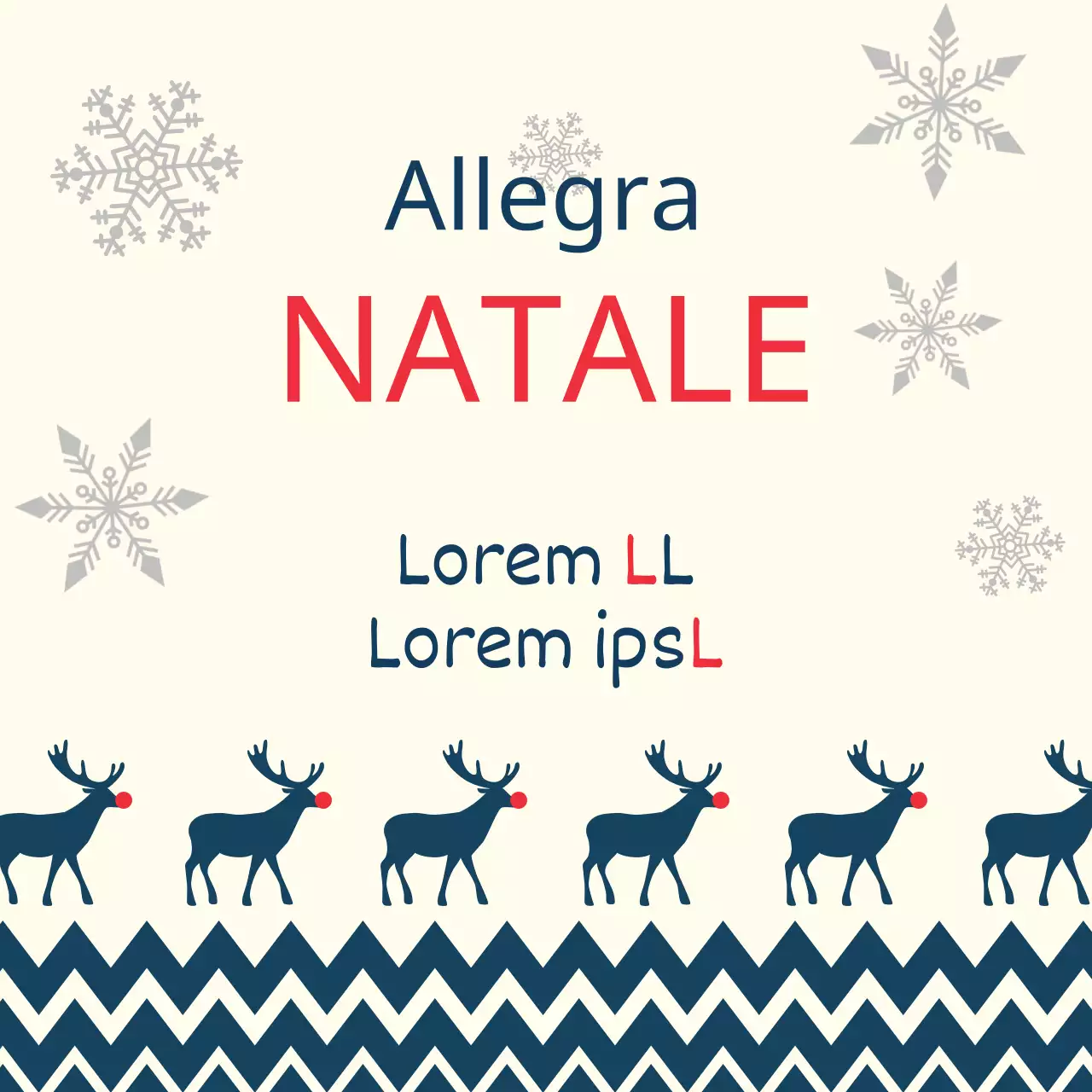 Etichette di auguri natalizi illustrate in blu navy avorio