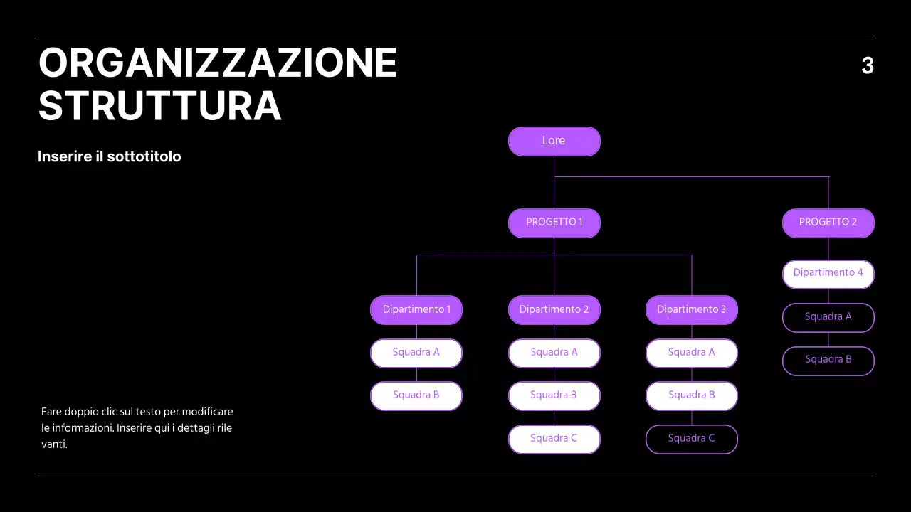 Presentazione IR con concetto di business nero, blu e rosso gradiente