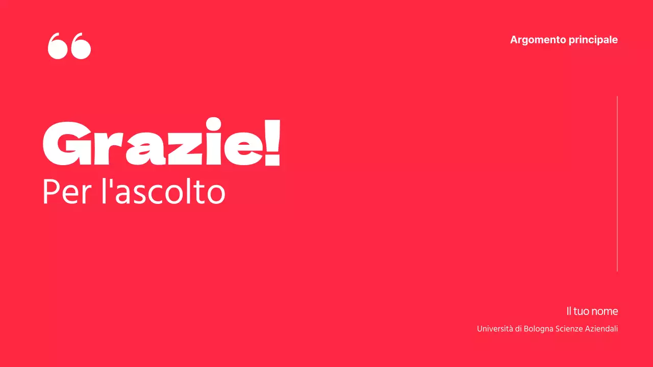 Presentazione della discussione con evidenziazione del testo e disposizione delle foto in rosso