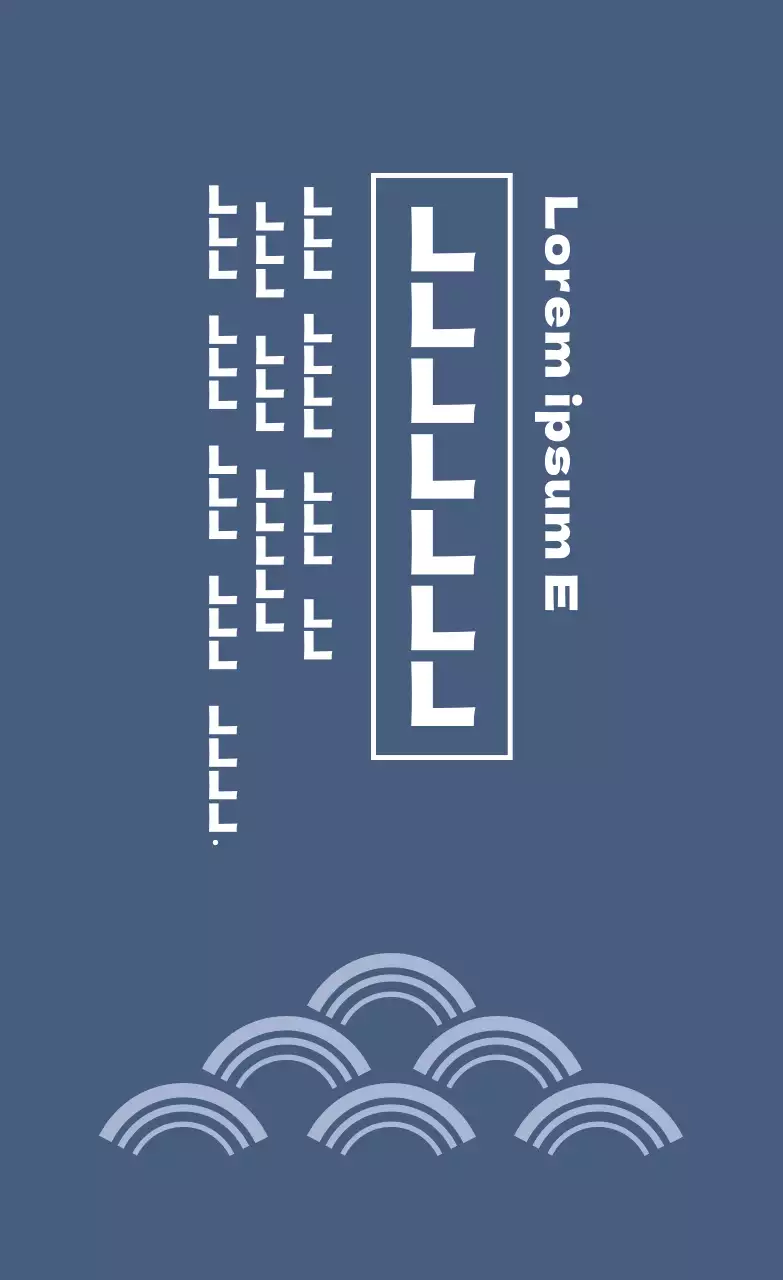 Etichetta illustrata blu per la confezione del set regalo