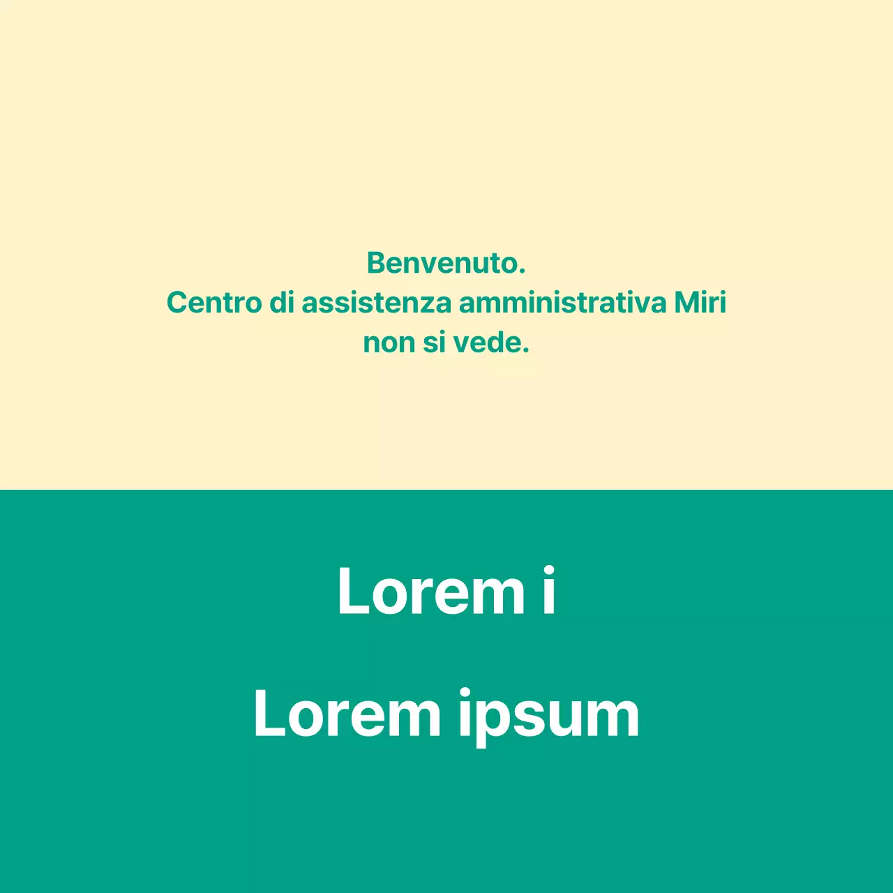 Un annuncio di servizio pubblico del tipo lettera di benvenuto con un cartello di benvenuto.