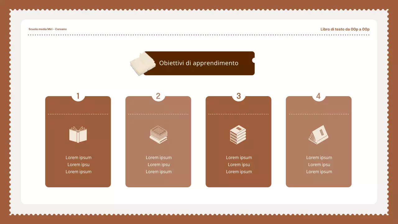 Francobolli semplici marroni d'epoca Risorse didattiche nazionali per le lingue