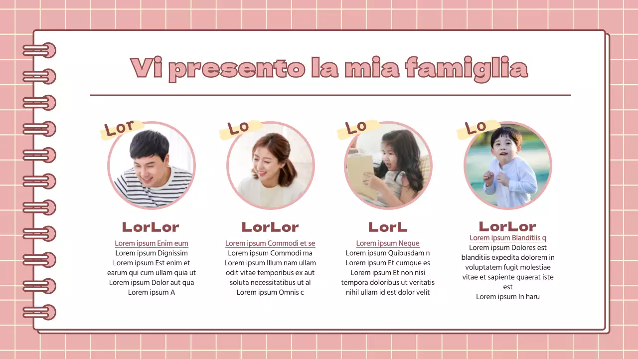 Presentazione minimalista dei compiti per le vacanze della scuola primaria in rosa e giallo