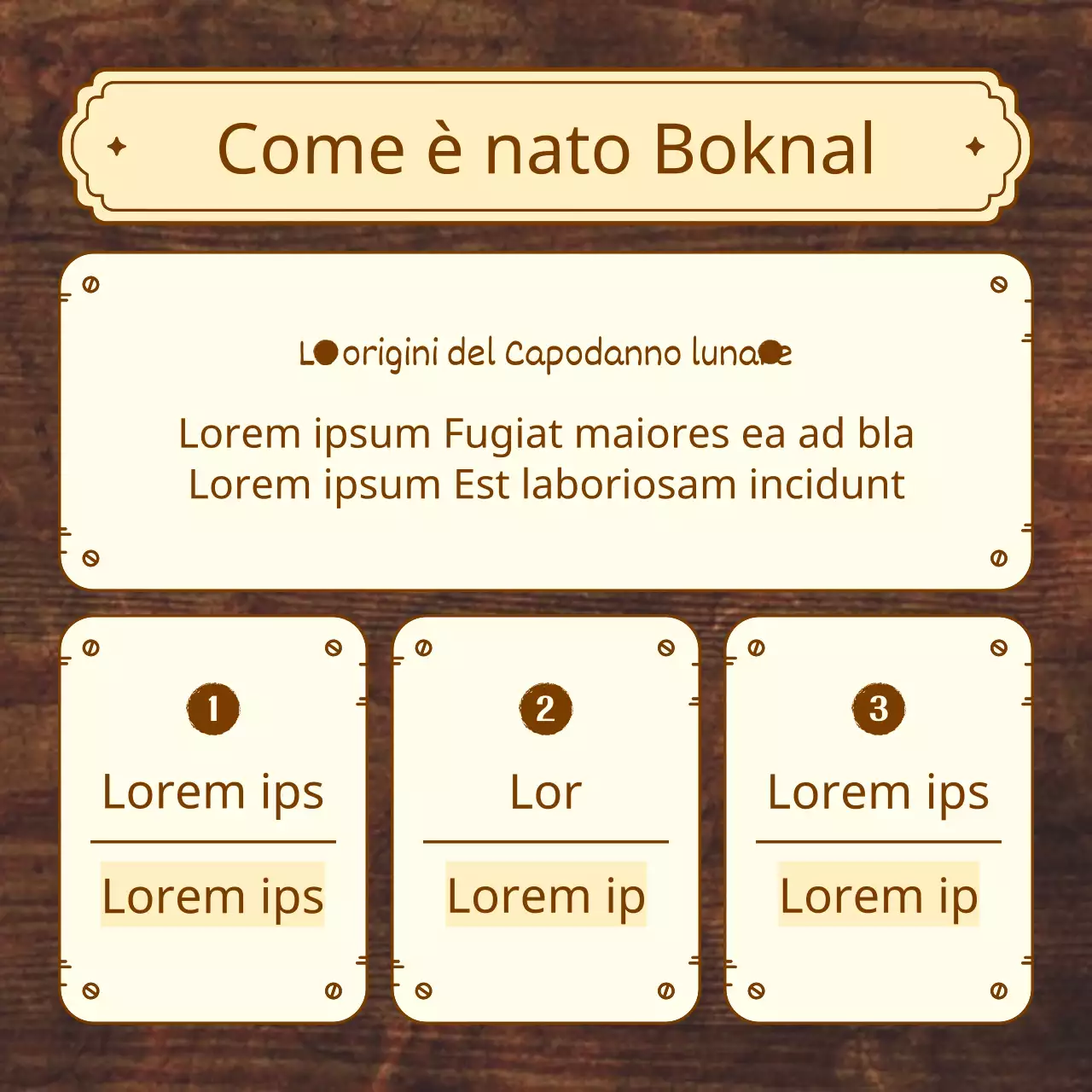 A proposito del tradizionale completo a tre pezzi marrone e beige