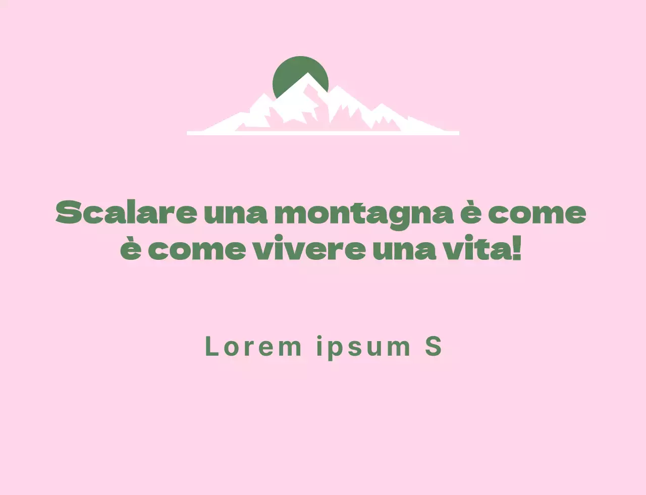 Divisa del club di alpinismo con illustrazione di montagne