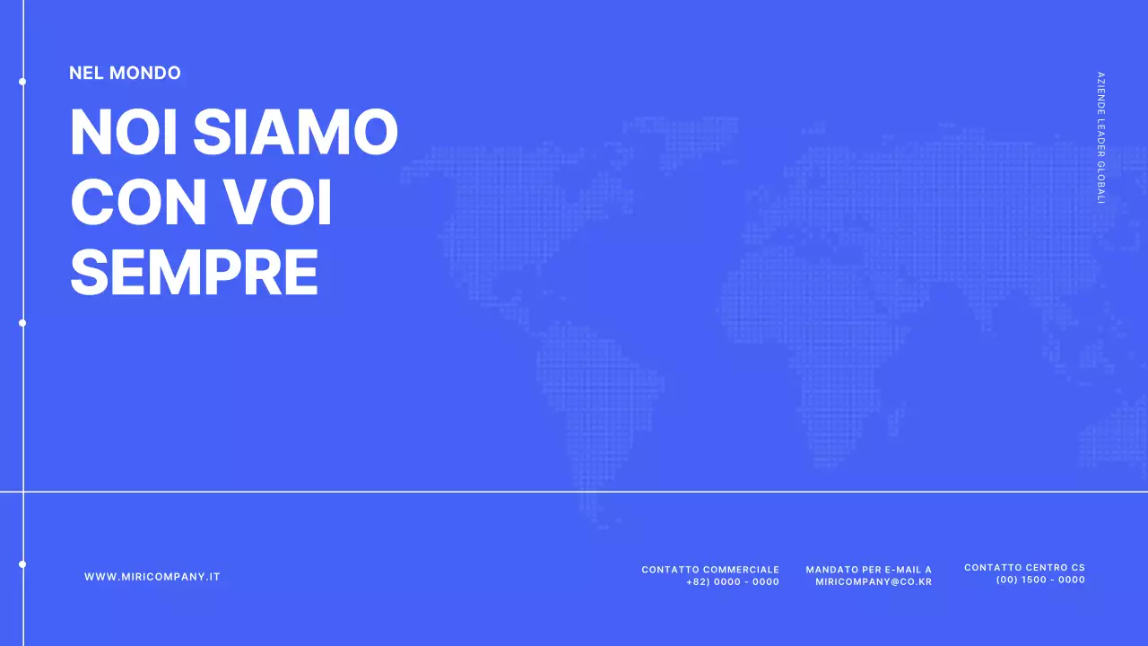 Concetto di linea base in blu e bianco Profilo aziendale