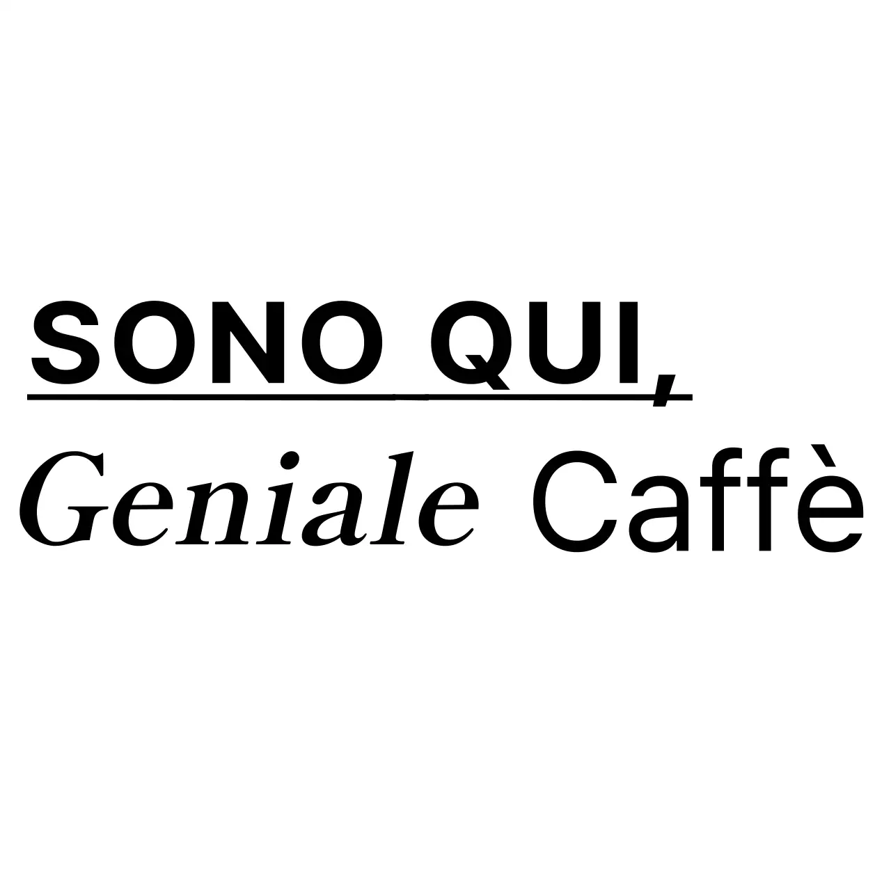 Semplice e pulita cornice quadrata in bianco e nero e stile di combinazione del testo per la promozione del caffè e la promozione