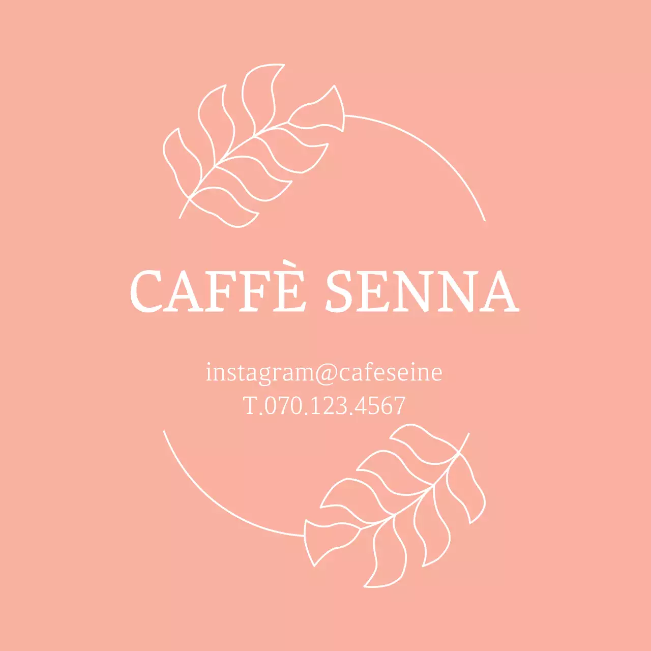 Caffè rosa illustrazione semplice
