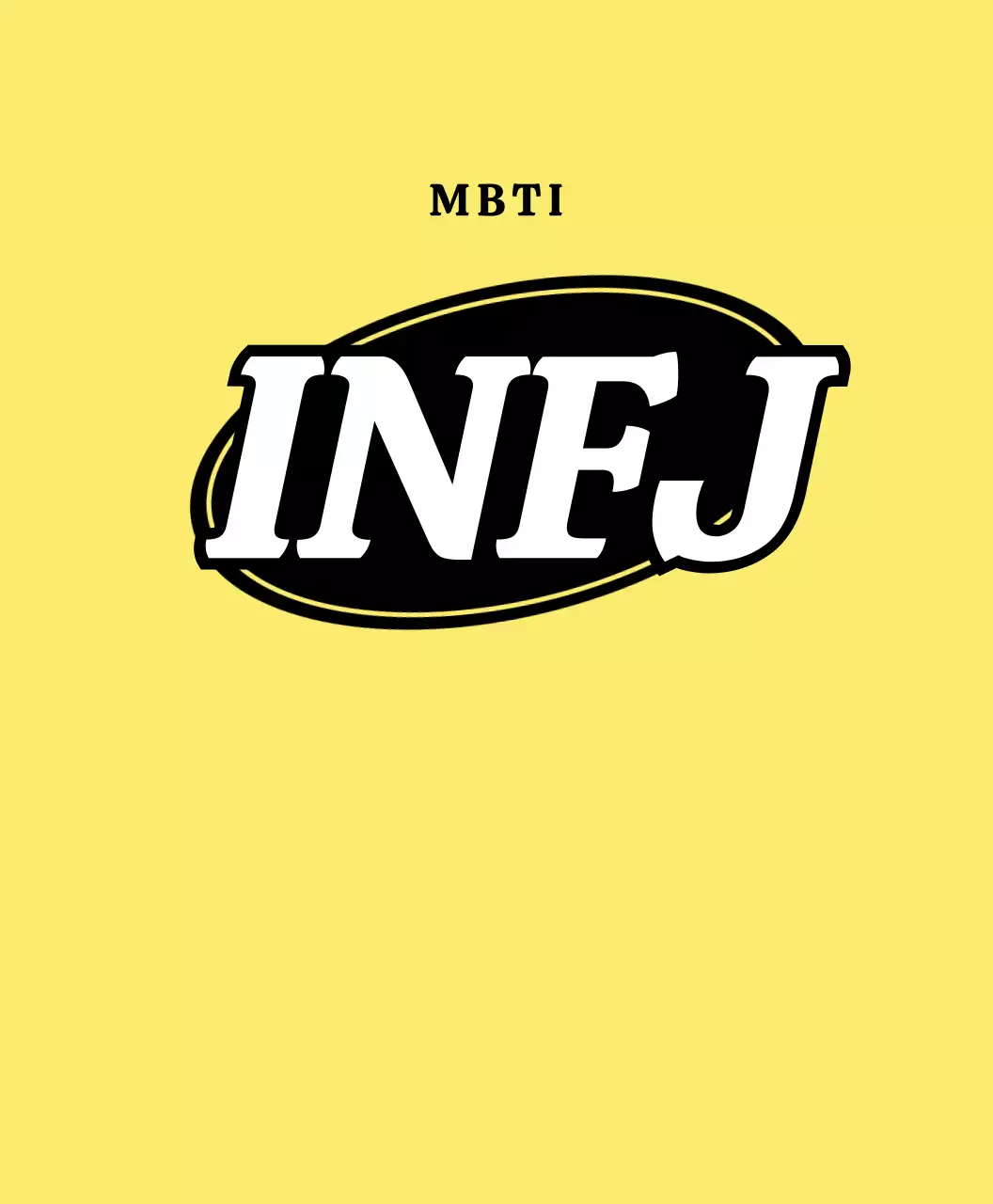 Frasi di personalità MBTI in diversi colori
