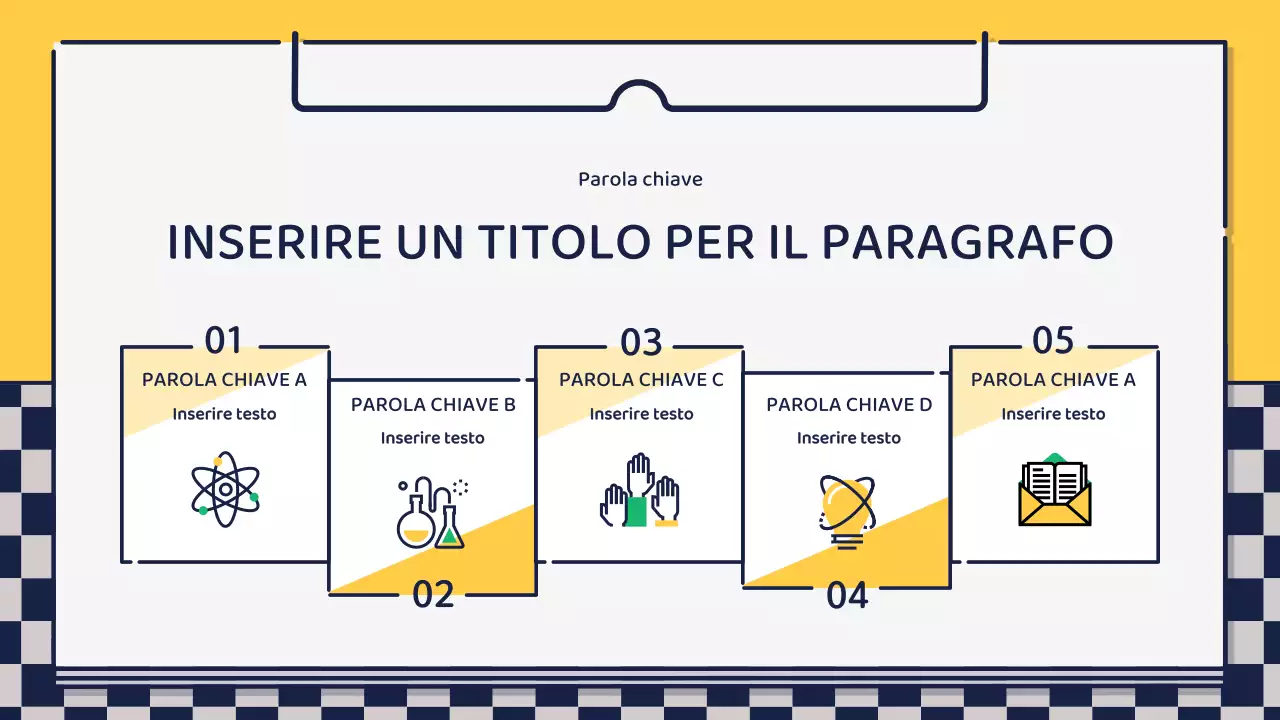 Presentazione sulla progettazione di icone carine e basilari in verde e giallo