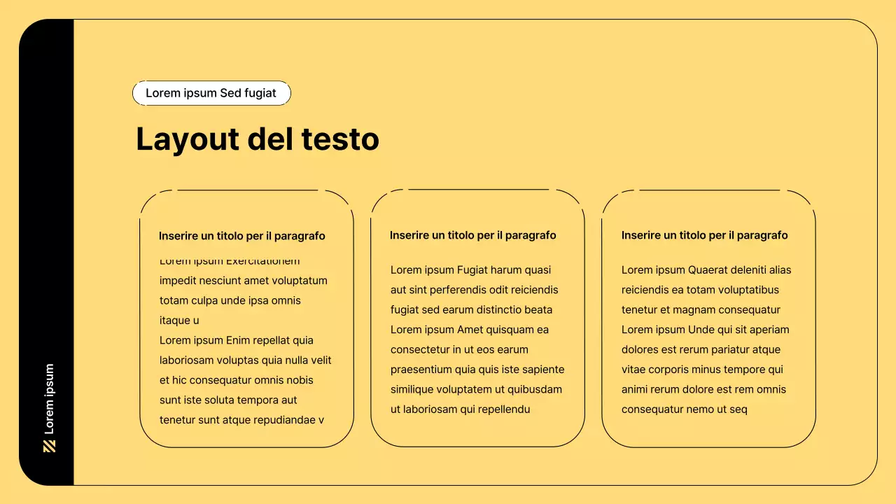 Illustrazione aziendale con linee semplici e colore giallo