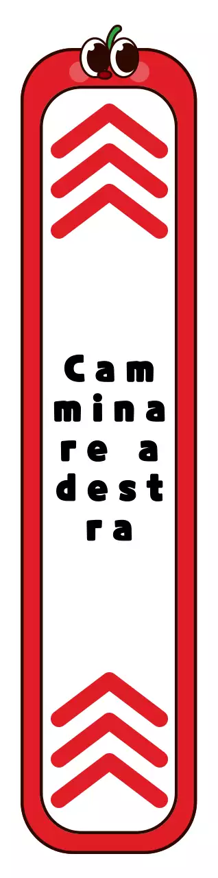 Carino il personaggio della mela rossa e nera con cornice in stile diritto di precedenza istruzioni