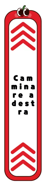 Carino il personaggio della mela rossa e nera con cornice in stile diritto di precedenza istruzioni