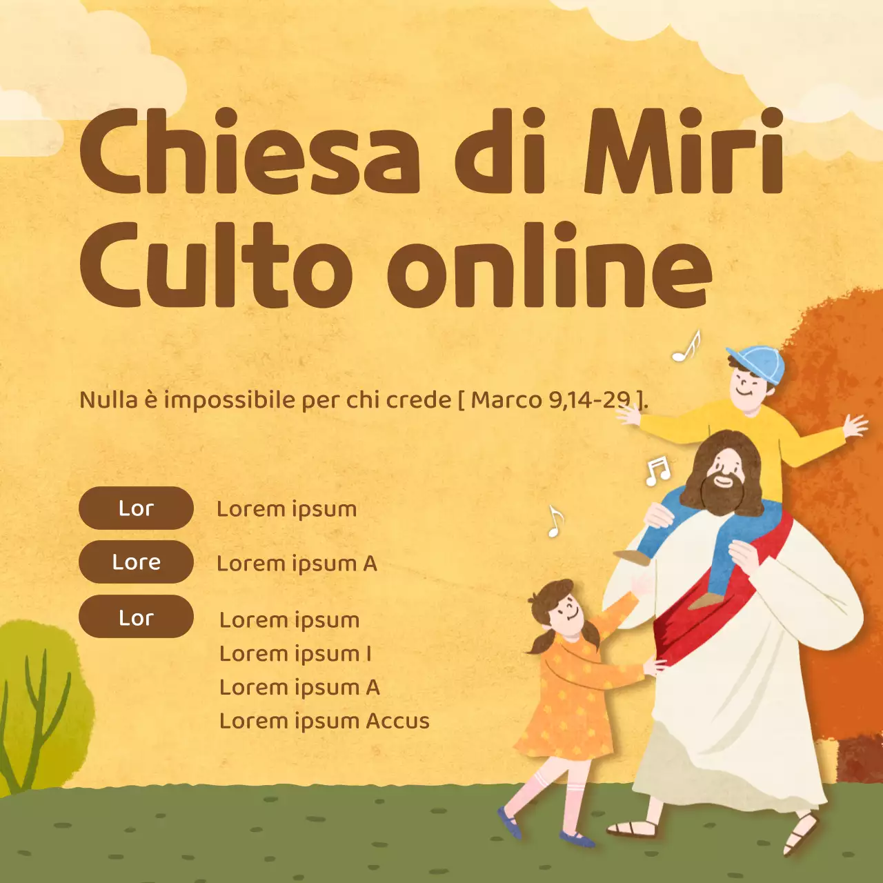 Guida all'adorazione online con illustrazioni in marrone