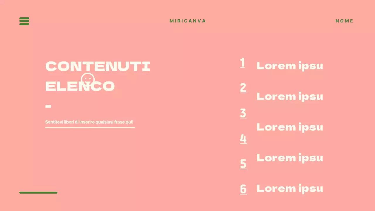 Presentazioni uniche