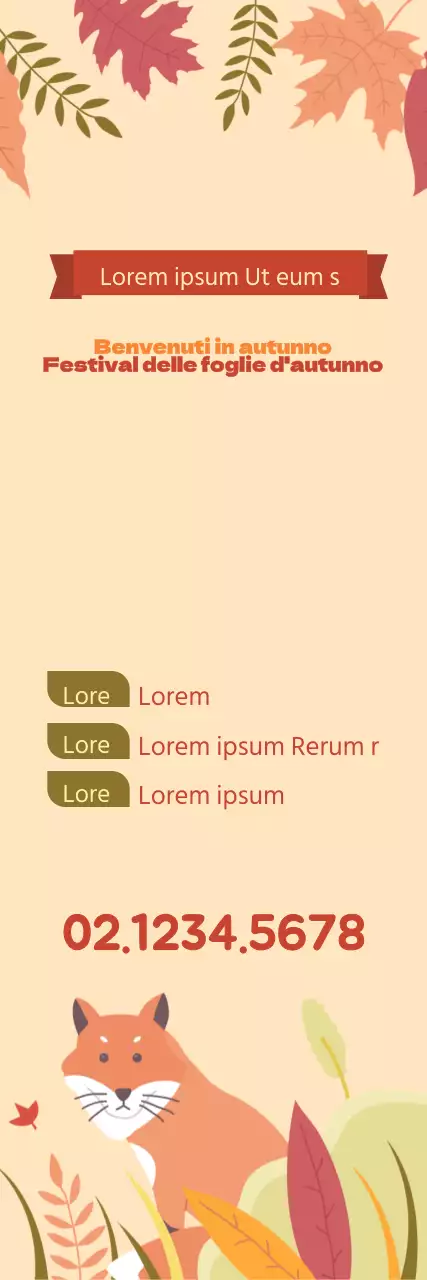 Festival del fogliame autunnale_Serial Banner