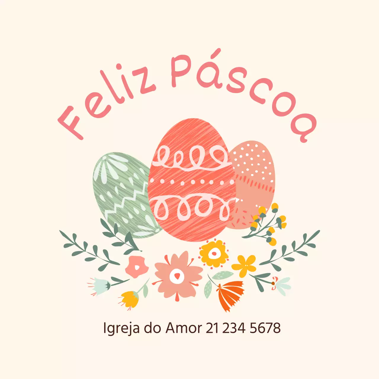 Ilustração amarela de etiquetas de Páscoa de igreja giras