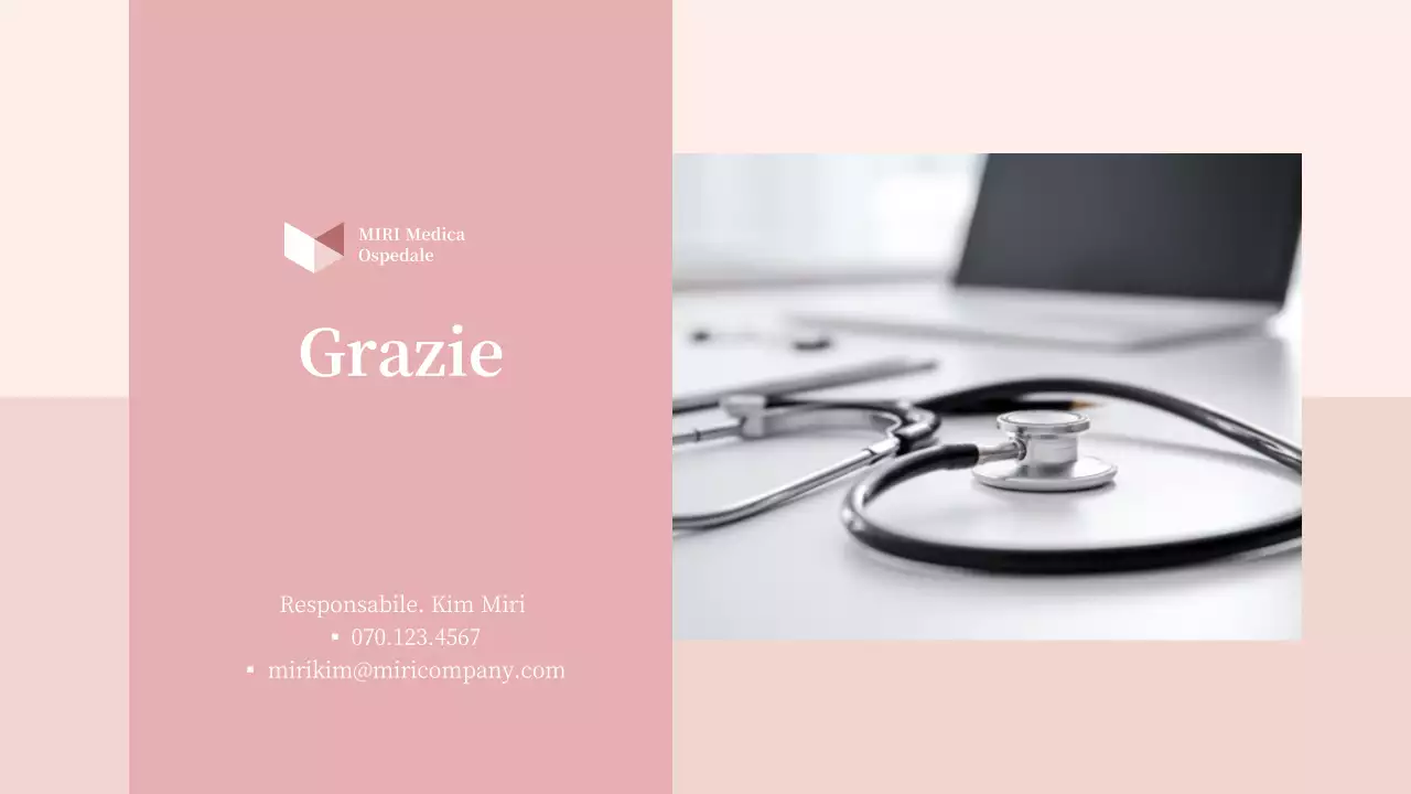 Manuale di formazione alla gentilezza dell'ospedale CS in colori rosa pastello